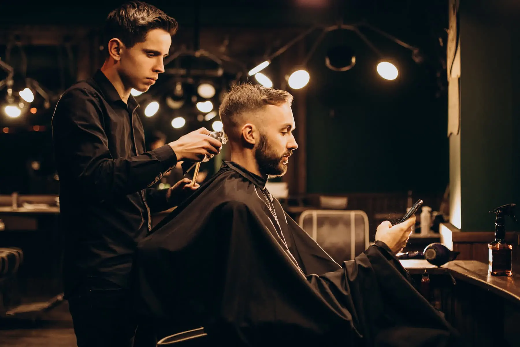 Marcus, senior barber